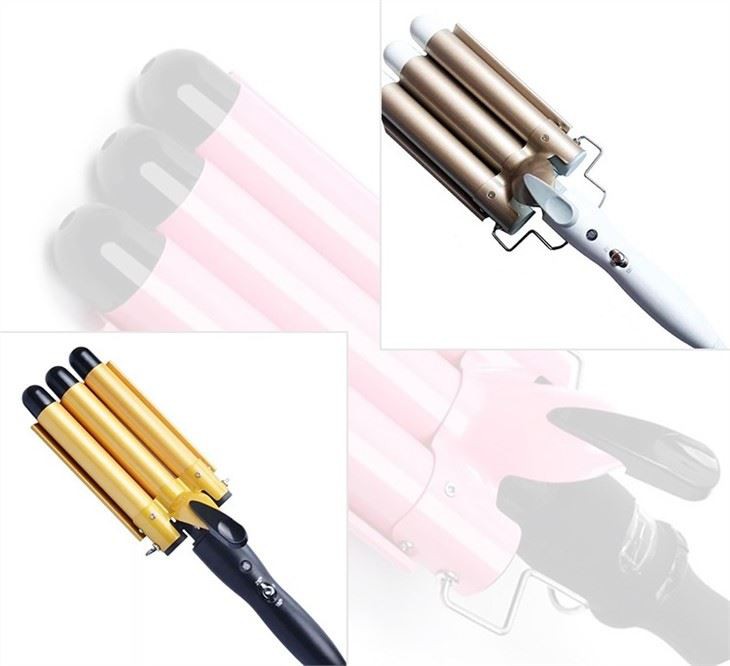 3-bar water ripple curler